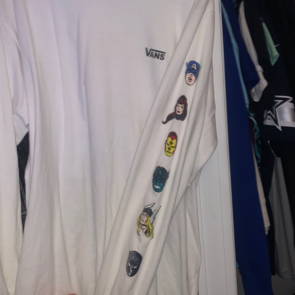 Vans | Shirts | Vans Marvel Long Sleeve 